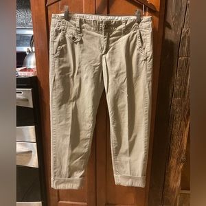 PAPER BOY KHAKI PANTS, SIZE 6 WOMEN